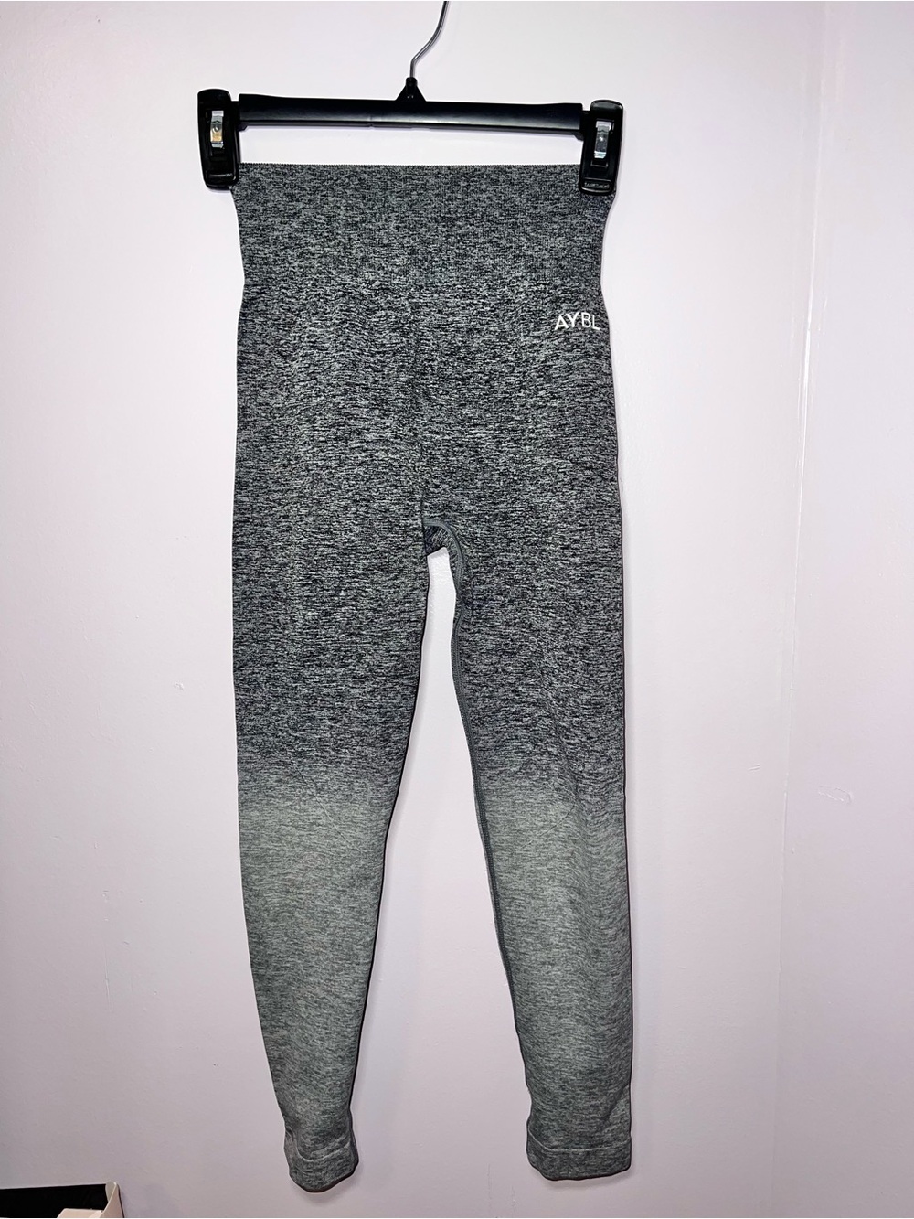 AYBL Gray Ombre Leggings - Heathered High Waist